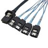 YIWENTEC Mini SAS 36P SFF-8087 To 4 SATA Target Hard Disk Connector Data Cable (0.5m) ¡­