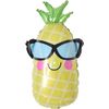 Pineapple Glasses Foil Balloon, 65cm (2 pack)