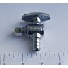 1 PC. 1/4" OD COMPRESSION X 1/2" PEX ANGLE VALVE, 1/4 TURN (LEAD-FREE)