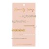 Alpha Phi - Sorority Hair Clips - 6/pack