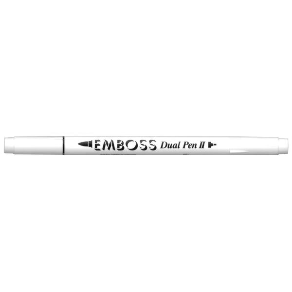 Tsukineko Clear Embossing Pen Dual Brush Tip