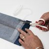 Korbond 10 m Hemming Web, White