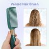 VOCOSTE Hairbrush Detangling Brush for Women and Men Hairbrush Straight Curly Long Short Thick Dry Hair Plastic 1pc Dark Green