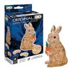 BePuzzled | Rabbit Original 3D Crystal Puzzle, Brown, Ages 12 and Up