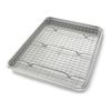 USA Pan Jelly Roll Baking Pan and Bakeable Nonstick Cooling Rack
