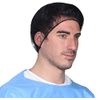 Qiansou Disposable Hair Nets Durable Nylon Breathable Honeycomb Pack of 100 Black