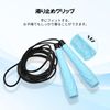 Jump Rope for Kids/Juniors, Elementary School Student Double Unders, Competition, Adjustable Length (Purple)