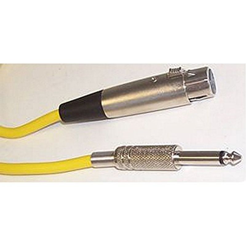 Adattatore Jack 6.35mm Mono Maschio – XLR Femmina A 3 Pin Per Microfono, Amplificatore, Mixer