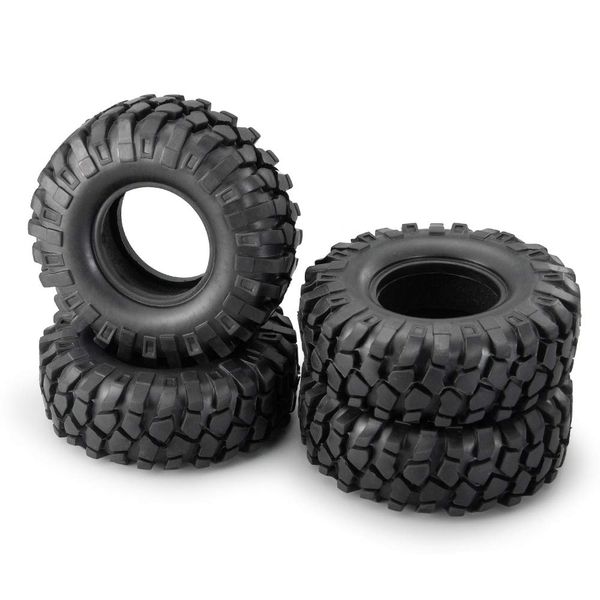 RC Crawler Tires 1.9 Wheel Tires for RC4WD SCX10 CC01 RC Car All Terrain Adventure 108mm Tires (4 pieces)