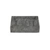Chunky Rustic Granite Rock Grey Soap Dish, Kitchen Bathroom Sink, Westcote