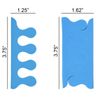 12 Pairs Pedicure Foam Toe Separator Toe Spacer Toe Divider for Feet Separators