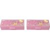 Sanrio Little Twin Stars Container Cosmetic Care Case Makeup Travel Case Set of 2 with 3 Movable Partitions (Starry Sky Friends), 2 Count (Pack of 1)