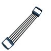 Chest Expander Pull Stretcher Resistance Bands Upper Body Puller 5 Rubber Springs Muscle Pull Exerciser Adjustable Pull Strength (Black)