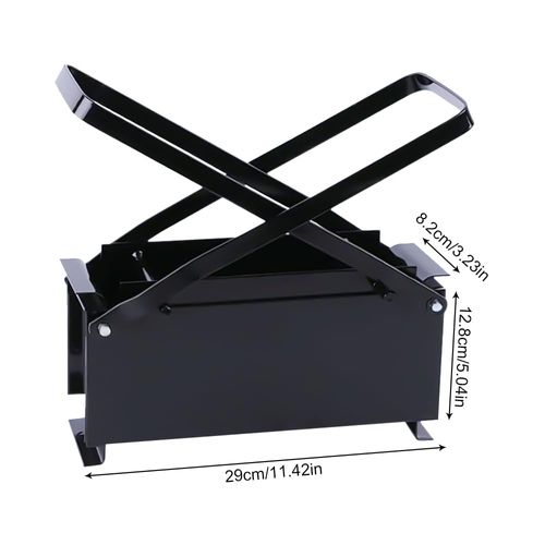 ZERNEIL Newspaper Briquette Maker, Press Paper Log Maker, Newspaper Clumping Press, Manual Fire Brick Press, Recycle Newspaper Fuel Block Machine for Heating Fire Stove Home Tool