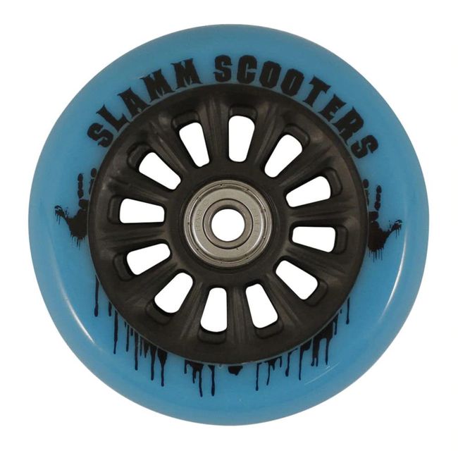 Slamm Scooters 100 mm Nylon Core Wheels, Unisex Adult, unisex_adult, SL509_Purple_100 mm, purple, 100 mm