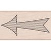 Hero Arts Striped Arrow Woodblock Stamp