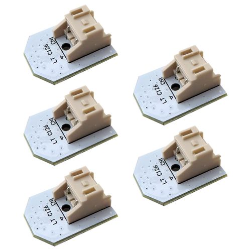 BUTITNOW WR55X11132 5Pcs Refrigerator Light Replacement LED Compatible for GE Models GNE29GGKFWW GNE29GMKCES GNE29GMKDES GNE29GMKEES GNE29GSKCSS, No-Include Plastic Cover