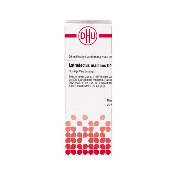 Latrodectus mactans D12 DHU Dilution, 20 ml Lösung