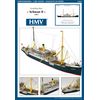 < Card Model > 1: 250 Steam Ship, Swan II