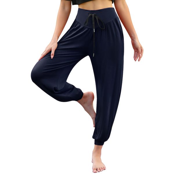 Terecey Yogahose Damen Lang Yoga Hosen Jogginghosen Damen Locker Pilates Hose Weit Sweatpants Yogahosen für Jogging Training Pilates