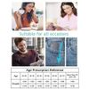 sevenplus 2 Pack Reading Glasses Blue Light Blocking, Anti UV Glare, Foldable Computer Spring Hinge Readers for Women Man 1.25X