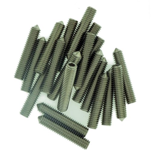 M4 (4mm x 20mm) Hex Socket Grub Screw (Cone Point) - Stainless Steel (A2) (Pack of 20)