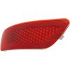 APDTY 171265 Bumper Reflector Panel; Rear Left (Driver Side); Replace 57010721AC