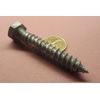 Galvanized Hex Head Lag Screw  1/2 Threads x 3.0" Length, 10 pcs