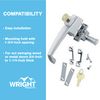 Wright Products VK333X3 Keyed Tie-Down Push Button Handle, Aluminum
