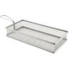 Genware Stainless Steel Rectangular Fryer Serving Basket 26 x 13 x 4.5cm, Single