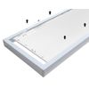 LED Panel Surface Mounting Frame Box Kit for Ceiling Panel 1200 x 300 White Body