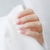 20pcs White Lace Starry Sky Nail Foil Transfer Sheet Aluminum Wheel Gel Nail Parts Nail Art
