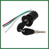 Motoforti Motorcycle Security 3 Wires Ignition Switch Lock w 2 Keys Long-lasting