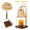 Dimmable Timer Candle Warmer Lamp Adjustable Height for Scented Candles