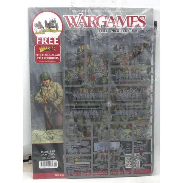 Wargames Illustrated Issue 449 (May 2025) Magazine + Epic Celt Sprue