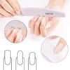 12PCS Professional Nail Files Double Sided Emery Board 100/180 Grit Washable Nail Files, Fingernail Buffering Files Manicure Tools Nail Styling Tools Pet Grooming Tools