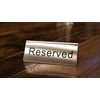 Reserved Table Signs 4.75x1.75 - 6 Pack