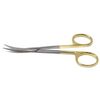 TC Micro IRIS Scissors 4.5" Curved Blades Stainless Steel Surgical Instruments