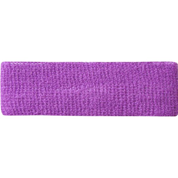 Ladies & Girl's Fluorescent Neon Soft Sweatband Hair Headband (Lilac)