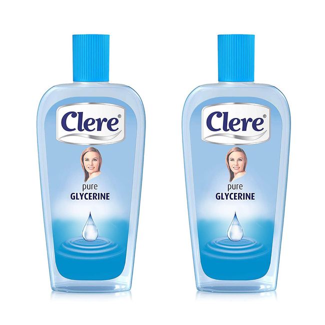 Clere BP Pure Glycerine For Versatile Skin Care, Softening and Moisturizing 200 ml (Pack 2)