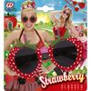 Widmann 14393 WDM14393 Strawberry Glasses, red, Standard Size