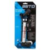 Beto Mini Floor Pump, Silver (Aluminium), 8.5 bars, Manual, Bicycle Accessory