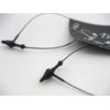 1000pcs Black Plastic Hang Tag String Snap Lock Fastener Hand use Tagging Supplies