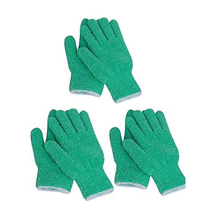 EvridWear Microfiber Dusting Gloves , Dusting Cleaning Glove for