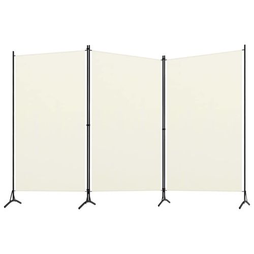 CHARMMA 3-Panel Room Divider Cream White 102.4"x70.9"-3.71KG