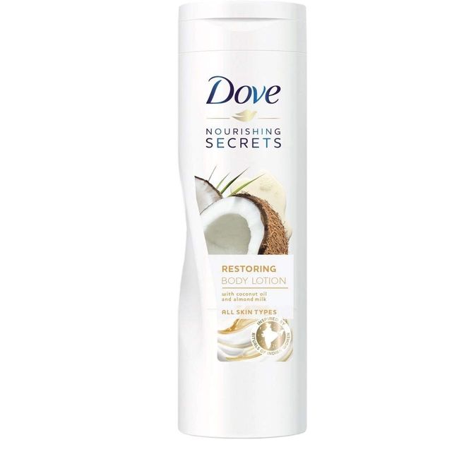 Dove Body Lotion - Restoring Ritual Coconut & Almond - für alle Hauttypen - 3er Pack (3 x 250 ml)