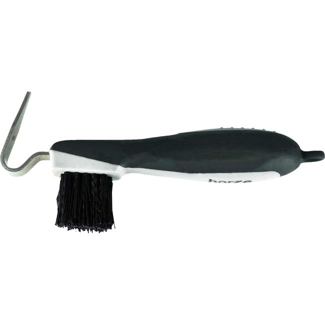 HORZE Soft Grip Hoof Pick - Black - One Size