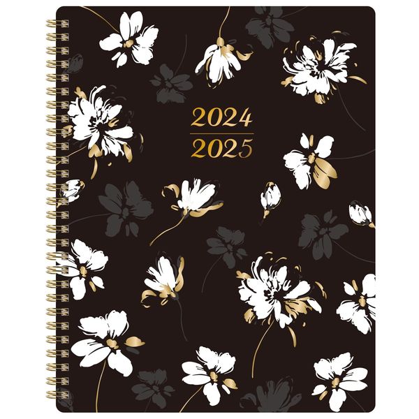 2024-2025 Planner - Academic Planner 2024-2025 from July 2024- June 2025, Weekly Monthly Planner 2024-2025 with To Do List, Floral Cover, 8" x 10"