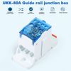 Distribution Box, Din Rail Terminal Block Distribution Box Electric Wire Connector Universal Power Junction Box