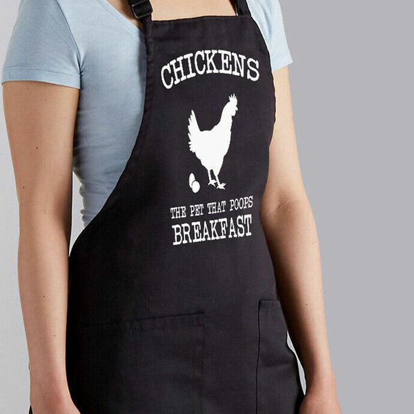 Chickens The Pet That Poops Breakfast Farm Egg Lover Farmer Funny Cooking Apron